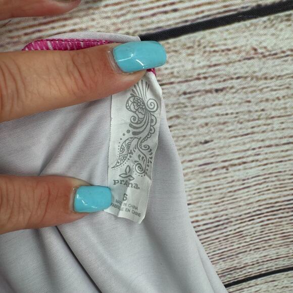 prAna Breathe Rolled Waist‎ Performance Skirt Women's Size Small Pink/Purple - Picture 5 of 8